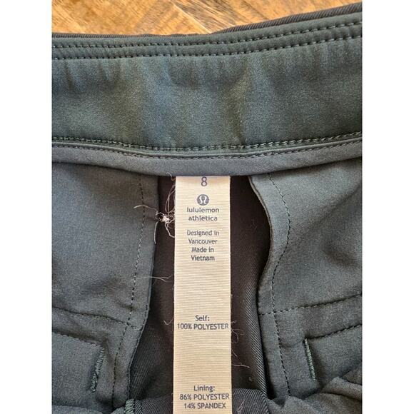 Lululemon Dark Green Stretch Utility Pants Women's Size 8 - Picture 4 of 11